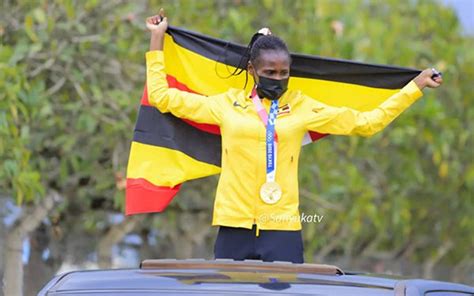 Heroic Welcome Ugandas Olympic Gold Medalists Return Home Trumpet News