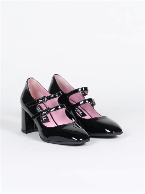 Alice Black Patent Leather Mary Janes Carel Paris Shoes
