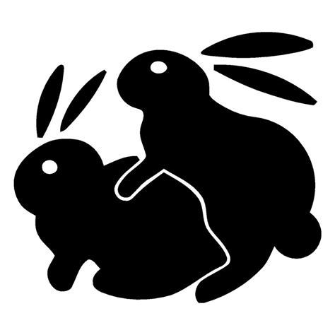 14123cm Bunny Rabbit Sex Fansy Car Styling Funny Car Sticker And