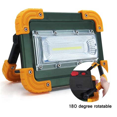New 30w Led Cob Portable Camping Light Usb Rechargeable Outdoor Flood