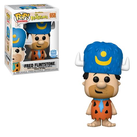 Funko Pop Animation Fred Flintstone Water Buffalo Hat 658 Exclusive