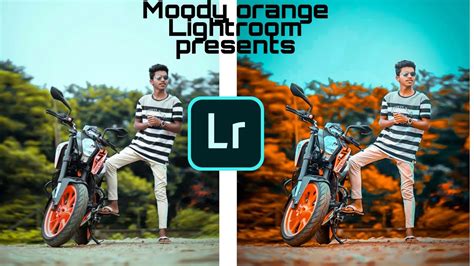 For iphones and android devices. Moody orange lightroom preset ‼️ ️ tutorial video √free ...