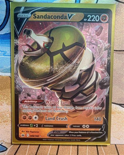 Sandaconda V 089198 Chilling Reign Pokemon Tcg Nm Mint Ultra Rare