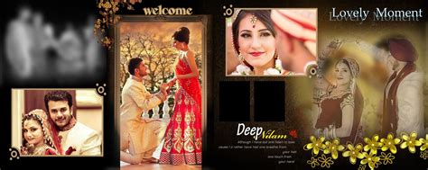 Free Download Wedding Album Psd Templates 12x36 Collection - Luckystudio4u