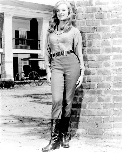 Linda Evans Full Length Pose On Barkley Ranch As Audra The Big Valley