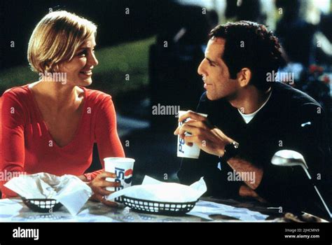 Cameron Diaz Ben Stiller Theres Something About Mary 1998 Stock