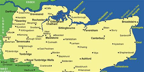 Canterbury England Map