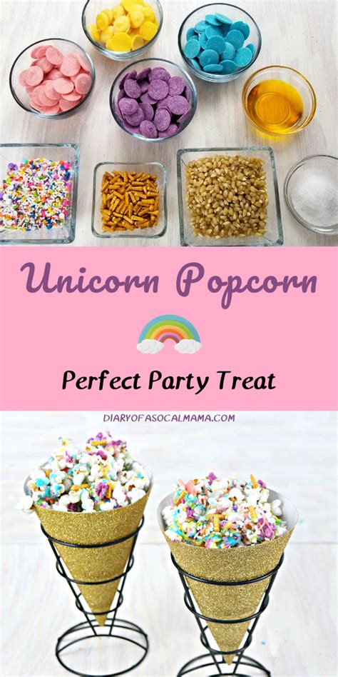 Unicorn Popcorn Recipe Popcorn Recipes Party Snacks