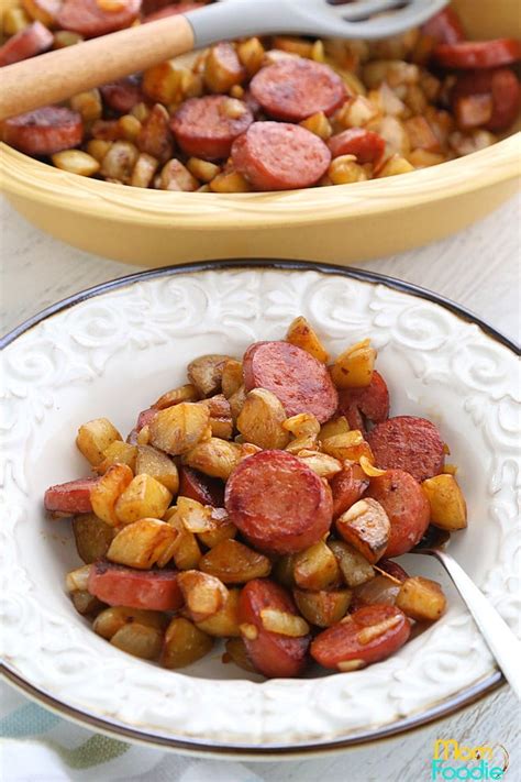 Here are all the ingredients you need to make this easy kielbasa recipe: Kielbasa and Potatoes Recipe - Easy Kielbasa Recipes