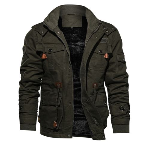 Jamickiki High Quality Military Casual Padded Woolen Winter Jacket