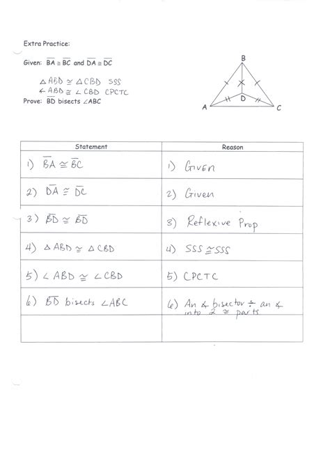 Homework 2 solutions for congruent triangles & angles from unit 4 , lesson 3 (geometry) by athenian stranger 9 months ago 52. Unit 2: Congruent Triangle Proofs