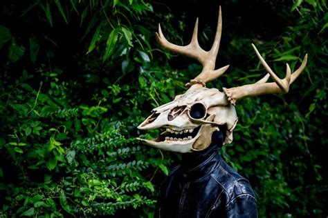 Custom Articulating Stag Skull Mask Etsy Skull Mask Animal
