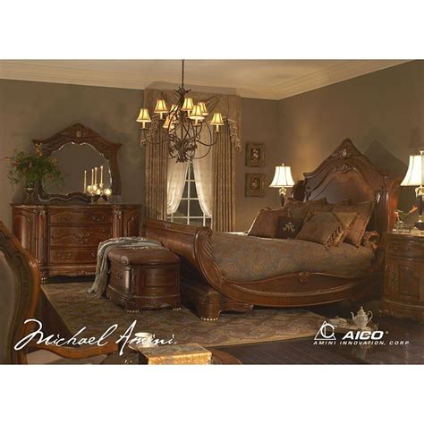 Discover elegance in every curve of the cortina… collection. Cortina Sleigh Bedroom Set Aico Furniture, 3 Reviews ...