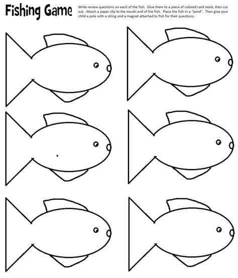 Cut Out Colored Fish Printables