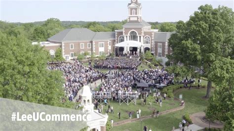 Lee University Commencement Processional Aerials Youtube
