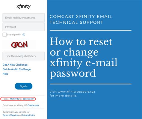 How To Change Or Reset Your Xfinity Account Password Xfinity