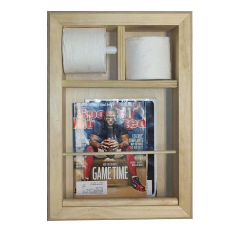 Check out our toilet paper rack selection for the very best in unique or custom, handmade pieces from our bathroom décor shops. Shop Bevel Frame In the Wall Magazine Rack/ Toilet Paper ...