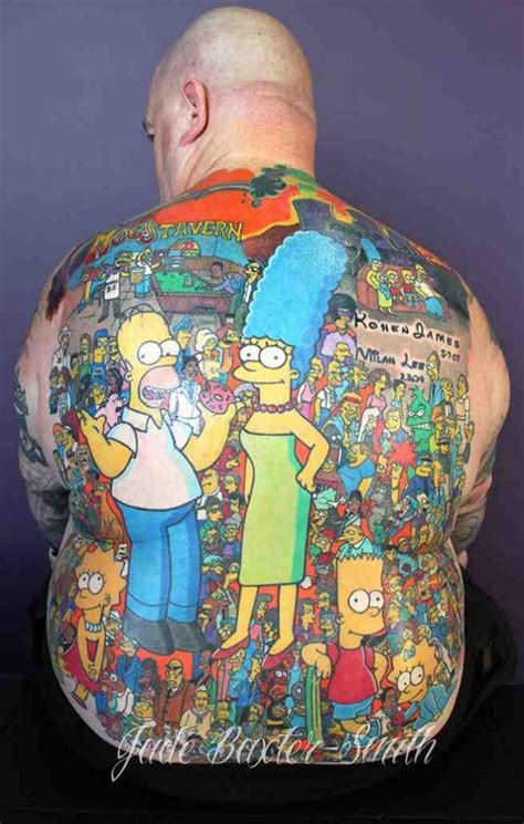 Los Mejores Tatuajes De Los Simpson Tatuajes Para Mujeres Y Hombres