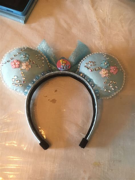 Cinderella Ear Diy Disney Ears Disney Diy Disney Ears