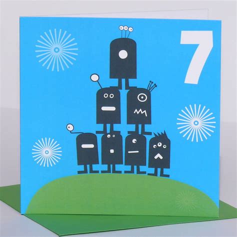 Check spelling or type a new query. Alien Monster Number Birthday Cards By Allihopa | notonthehighstreet.com