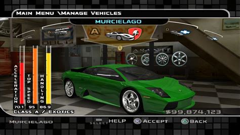 Midnight Club 3 Customization Lamborghini Murcielargo Youtube
