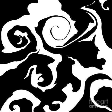 Spill Black And White Digital Art By L A Mayes Laec Pixels
