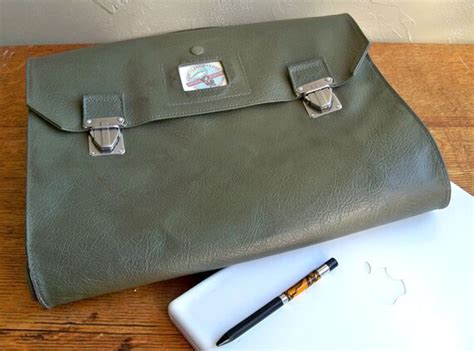 Swiss Army Surplus Briefcase Messenger Bag Satchel Carryon