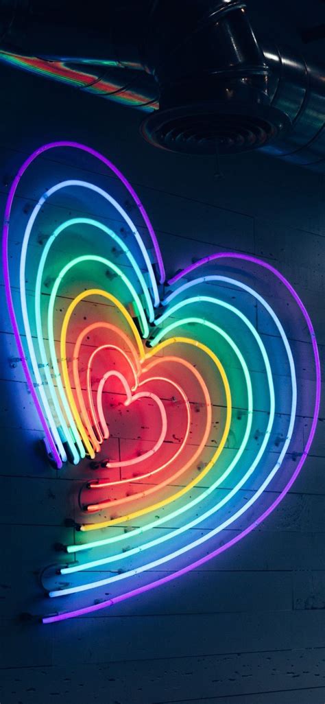 💜💛💚💙 Neon Light Wallpaper Wallpaper Iphone Neon Rainbow Wallpaper