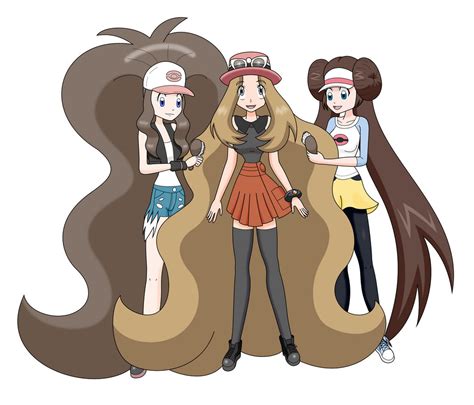 Hilda And Rosa Welcome Serena By Megatronman On Deviantart