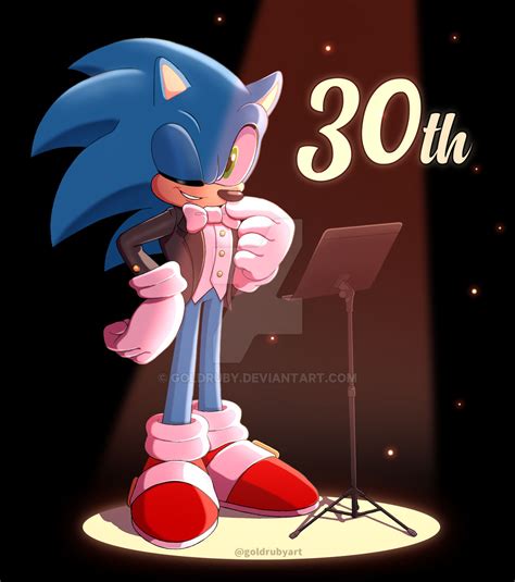 Sonic 30th Anniversary By Goldruby On Deviantart