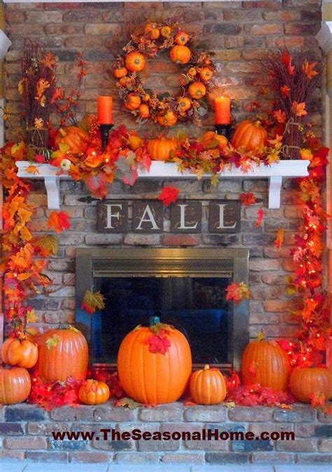 31 Autumn Decoration Ideas For The Mantels Scrapality