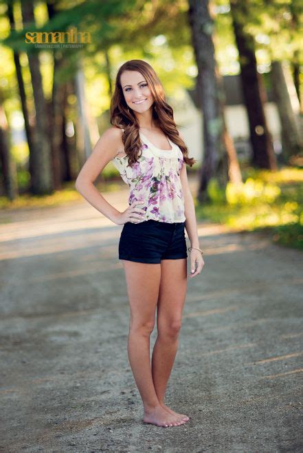 Female High School Senior Portraits Barefoot