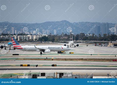 American Airlines Passenger Jet Editorial Stock Image Image Of