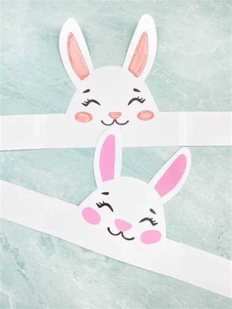 Easter Bunny Headband Craft Free Printable
