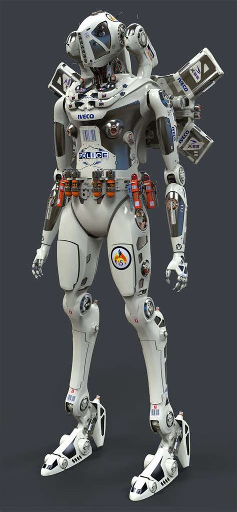 Robot Police Анимация Графика Научная фантастика