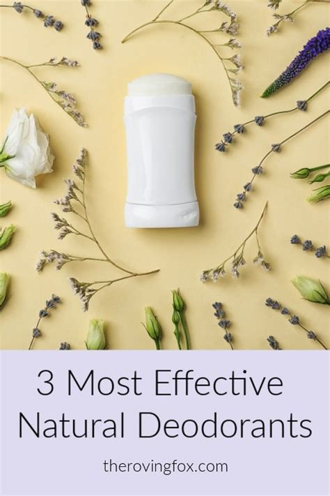 3 Most Effective Natural Deodorants Aluminum Free Deodorants That Work