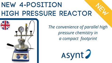 Quadracell 4 Position High Pressure Reactor Asynt Youtube