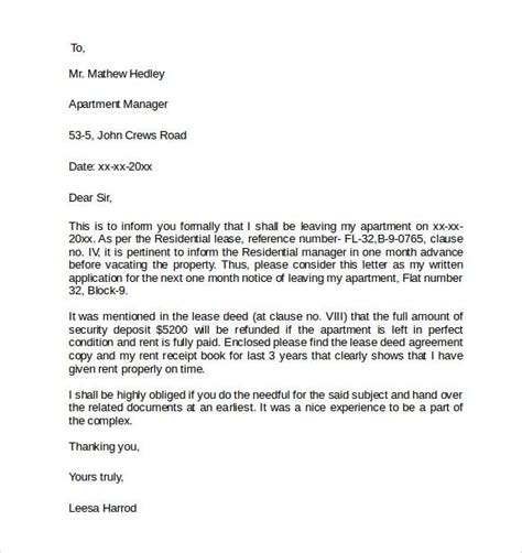 A hastily written letter or no letter in any. Lease Renewal Letter Landlord Termination Sample Letters - lease non renewal letter sample ...