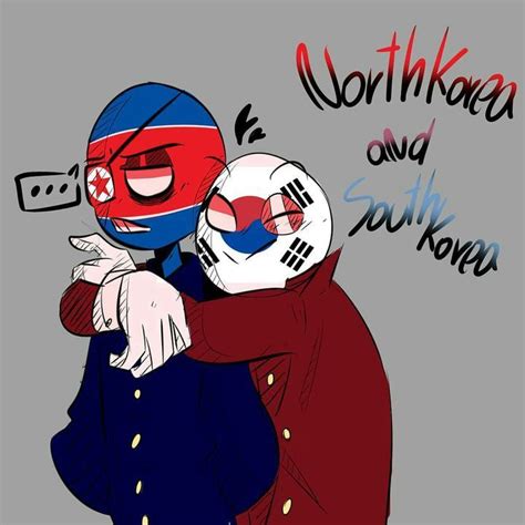 imÁgenes de south korea x north korea [countryhumans] 72 corea del norte y del sur corea