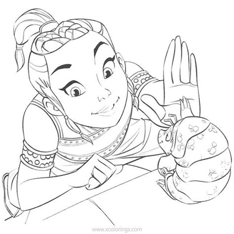 Raya and the last dragon coloring pages are a fun way for kids of all ages to develop creativity, focus, motor skills and color recognition. Raya And The Last Dragon Coloring Pages High Five with Tuk ...