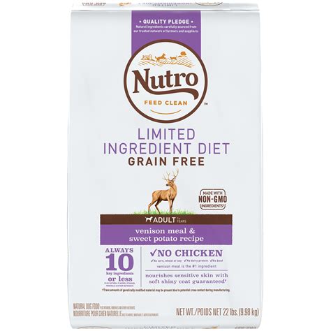 You can find natural balance online or at your local pet specialty store. NUTRO Limited Ingredient Diet Venison Meal & Sweet Potato ...