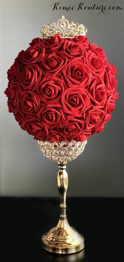 Sweet decoration sweet 16 centerpieces party centerpieces pink decor sweet 16 decorations sweet 16 birthday table decorations centerpieces sweet sixteen decorations. GOLD CROWN Centerpiece. Princess Wedding Centerpiece ...