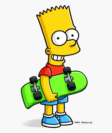 Skateboarding Clipart Bart Simpson Bart Simpson Free Transparent