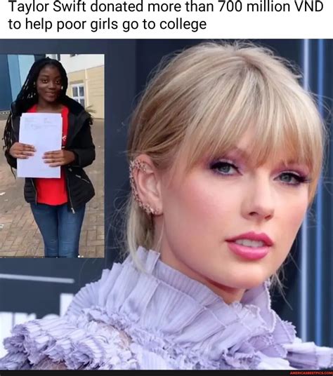 taylor swift donated more than 700 million vnd to help poor girls go to college news