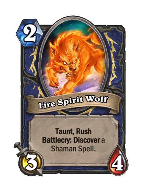 Fire Spirit Wolf Hearthstone Wiki