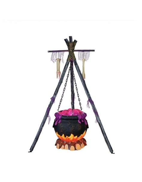 Home Accents Holiday 5 Ft Led Bubbling Cauldron With Fire