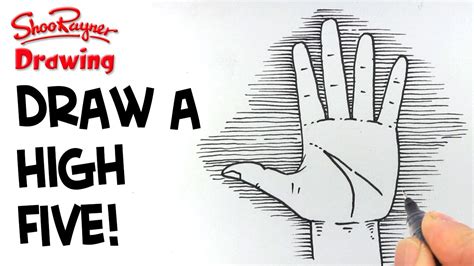 How To Draw A High Five Youtube