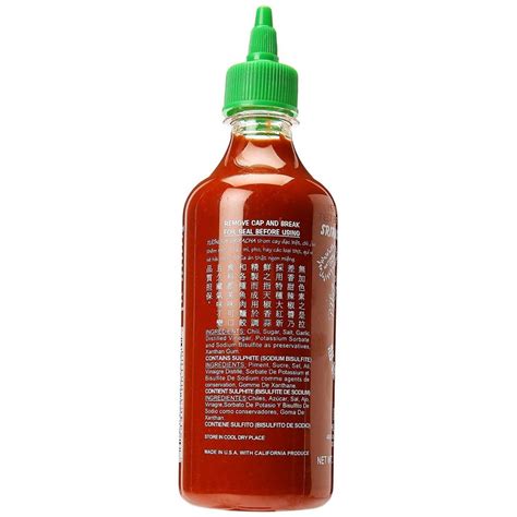 Huy Fong Sriracha Chili Sauce 17 Oz 482 G