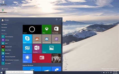 My Tech Sharing: Windows 10 Technical Preview 10041 with Start Menu