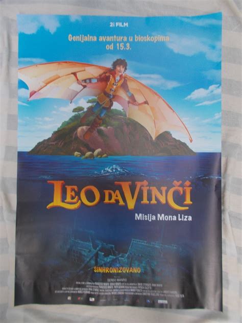 Filmski Bioskopski Plakat Leo Da Vinci Misija Mona Li Kupindo Com